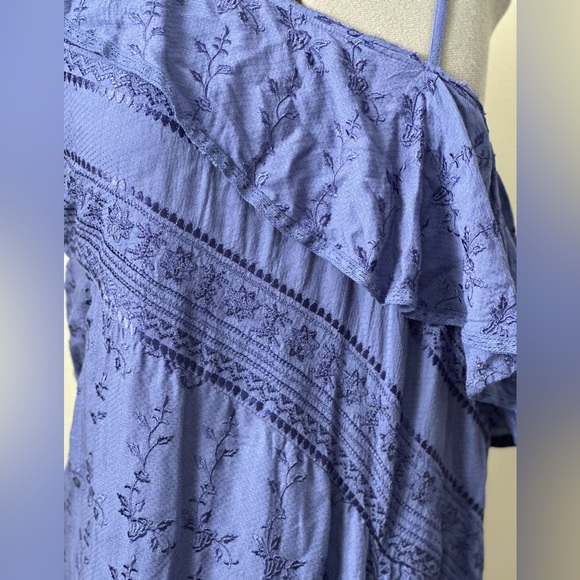 Beautiful Free people blue embroidered dress - medium - Picture 5 of 5
